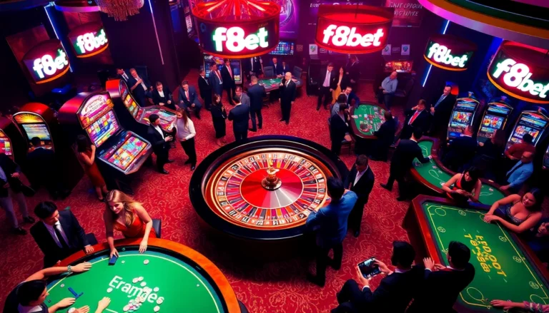 Experience the thrill of f8bet at an exciting casino with roulette, slots, and live games.