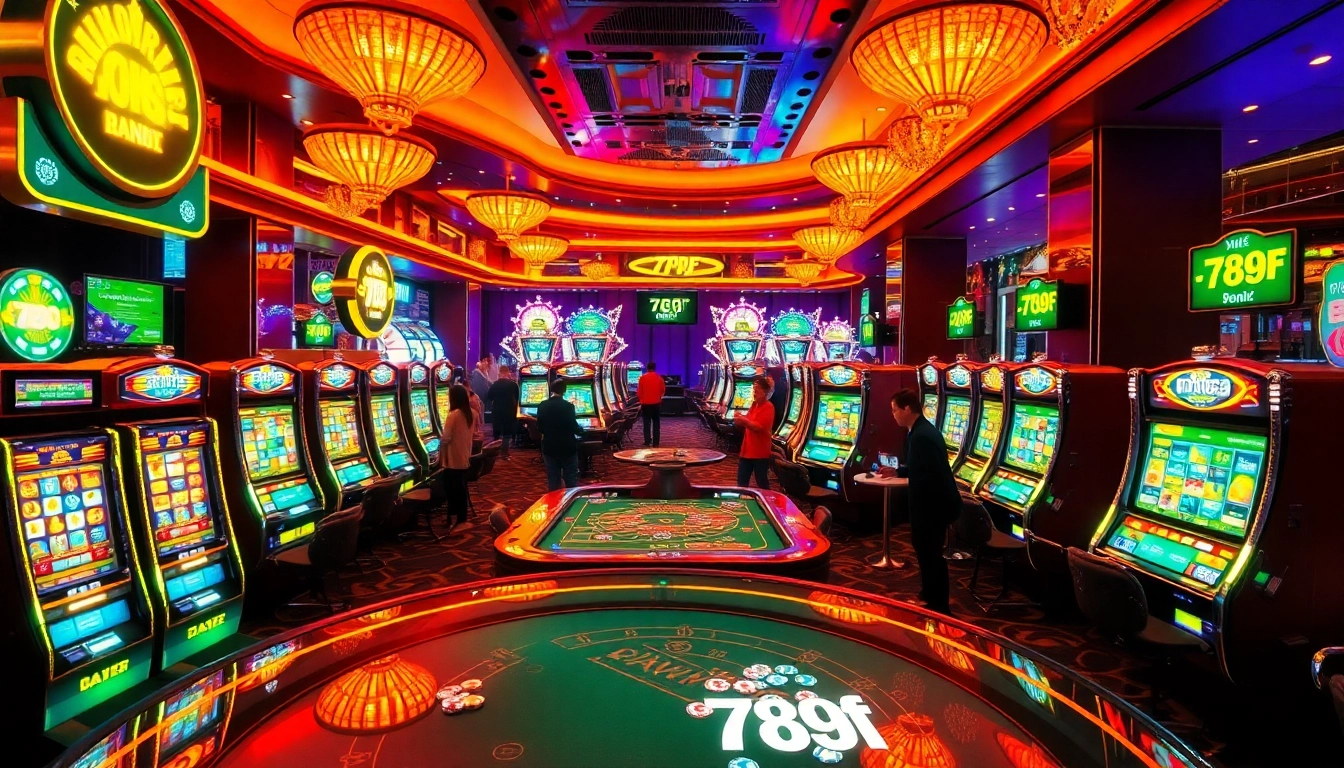 Experience the thrill of winning at 789f with exciting slot machines and vibrant casino tables.